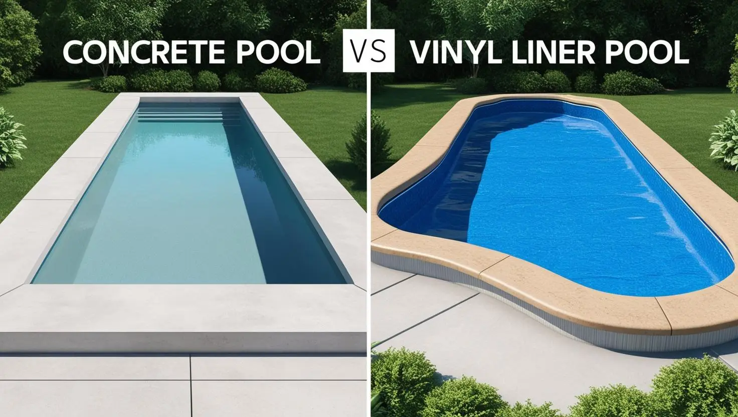 Concrete vs. Vinyl Pools: Which is Right for Your Home in Boerne?